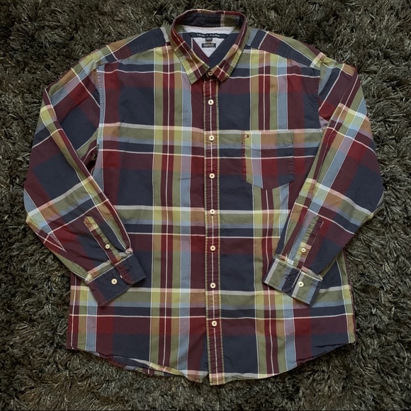 tommy hilfiger long sleeve button down ⚡️ xxl - Picture 2 of 6
